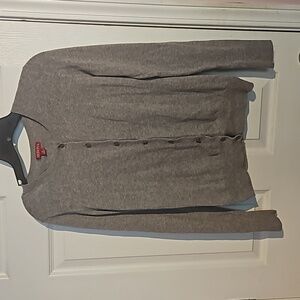 Small  Grey Merona long sleeve  Cardigan